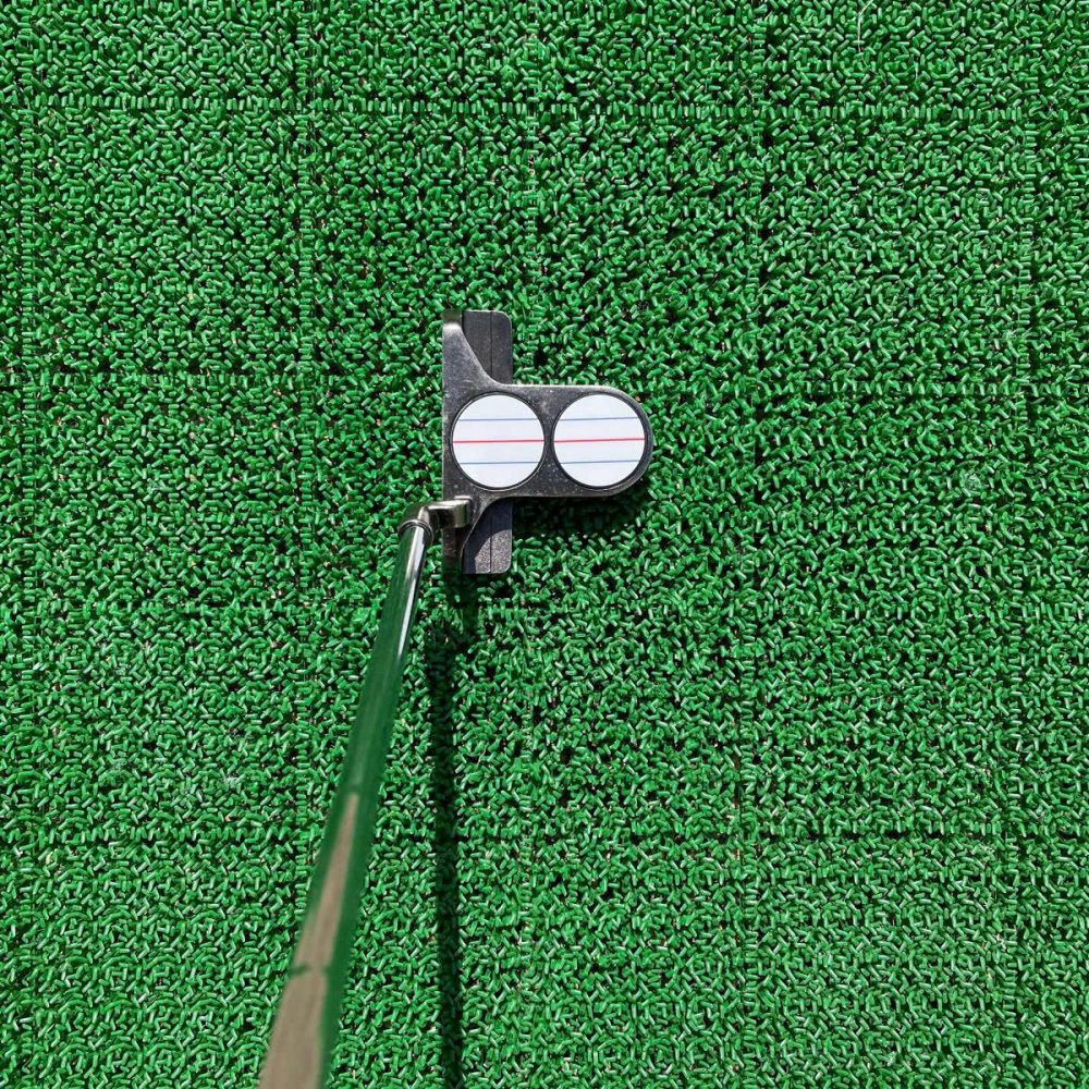 Phiên bản 3 đường kẻ xanh - Miếng dán 3 dòng kẻ cho putter Odyssey 2-ball ( loại 38mm) - Image 4