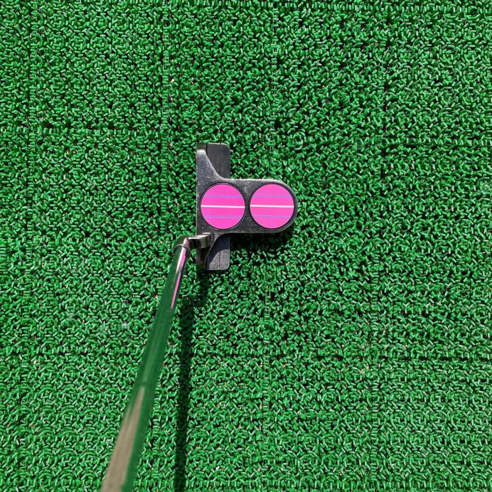 Phiên bản màu hồng đường 3 sọc - Miếng dán đường ngắm cho putter Odssey 2-Ball ( Miếng dán che vết xước - không trong suốt ) - Image 5